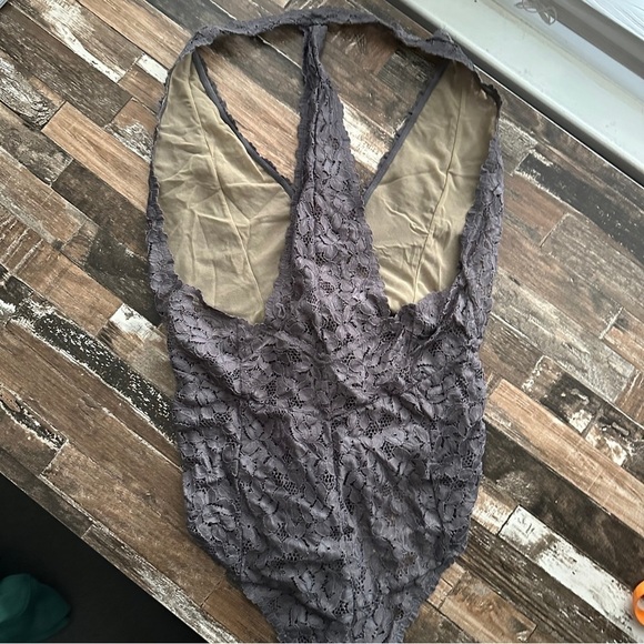NWOT Free People Avery Lace Bodysuit - Size Medium - Picture 6 of 10
